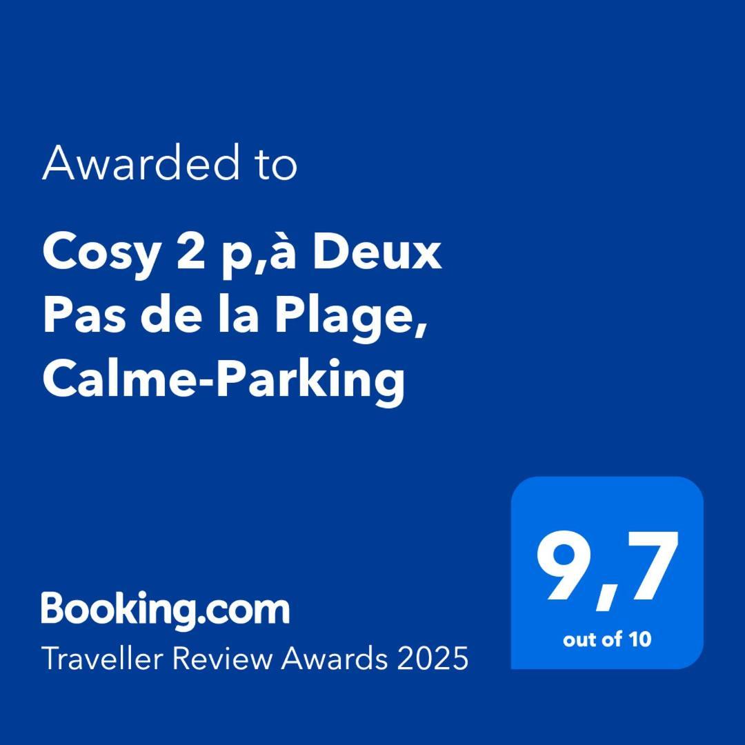 Cosy 2 P,A Deux Pas De La Plage, Calme-Parking Nice Extérieur photo